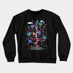 Mandala Tree of Life and Love Crewneck Sweatshirt